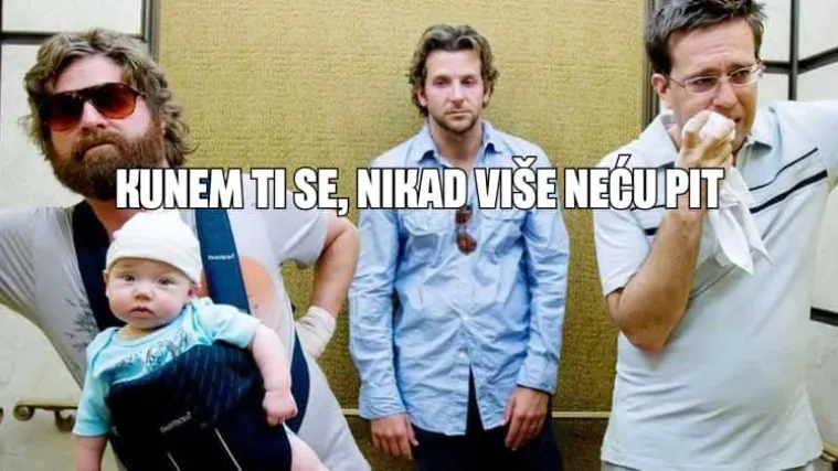 'Više nikad neću primirisat alkoholu': Dok se vi i dalje zavaravate, mi ćemo vam pokušati izliječiti mamurluk
