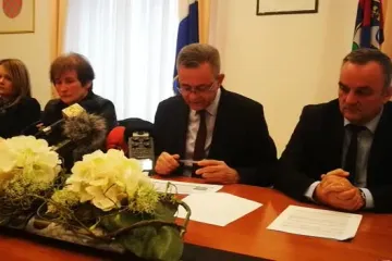 Tiskovna konferencija župana Darka Korena