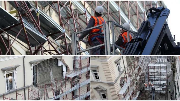 Zastra&scaron;ujuće: Pogledajte kako danas izgleda zgrada s koje se jučer sru&scaron;ila skela!