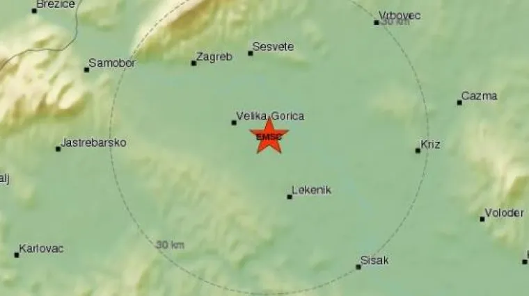 Osjetili su ga i stanovnici Zagreba!