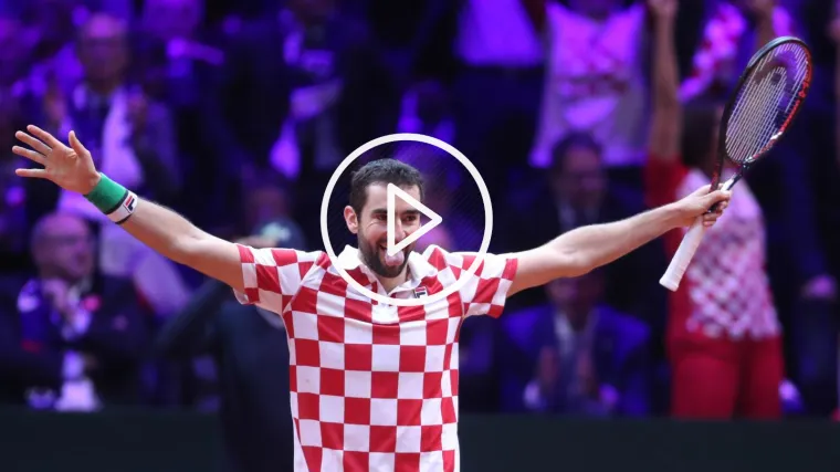 VIDEO Zavr&scaron;io priču sa stilom: Pogledajte poen kojim je Marin Hrvatskoj osigurao Davis Cup titulu!