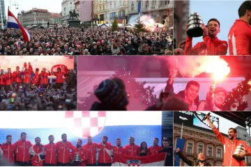 Ludnica u centru Zagreba, tenisači zapjevali s navijačima, Krajan briljirao: 'Ja sem Varaždinec...'