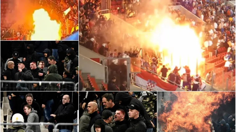 &Scaron;okantni događaji podsjetili su na onu vatrenu noć kad je Hrvatska gostovala u Pireju