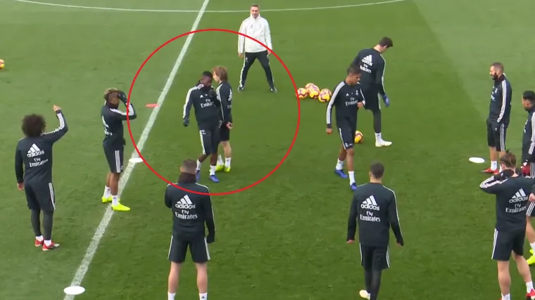 Pokazao mu tko je gazda: Modrić o&scaron;tro napao mlađahnog suigrača zbog non&scaron;alancije na treningu