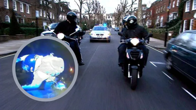 Lopove&nbsp;koji bježe na skuterima 'plavci' nemilosrdno ru&scaron;e na cestu