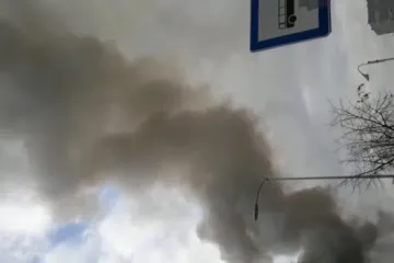 Gori prodajni centar 'Prima' u Zagrebu