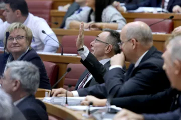 BATINIĆ ZABORAVIO IDENTIFIKACIJSKU KARTICU: HNS-ovac je jedini u Saboru glasovao rukama
