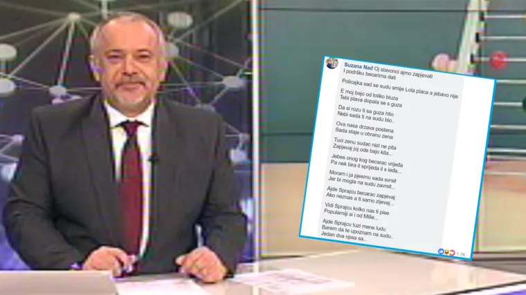 'Ajde &Scaron;prajcu tuži mene ludu, barem da te upoznam na sudu': čitateljica posvetila bećarac na&scaron;em legendarnom voditelju