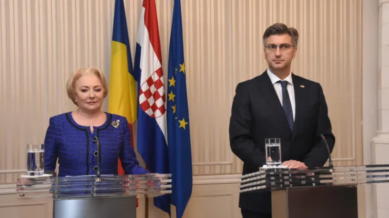 Plenković i rumunjska premijerka održali radni sastanak i najavili jačanje suradnje