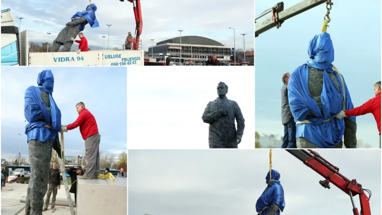 Postavljen 'najveći i najljep&scaron;i' spomenik prvom hrvatskom predsjedniku