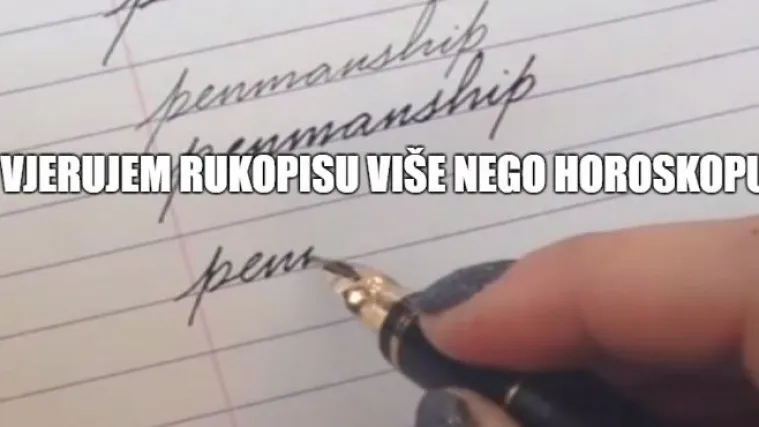 Kratki grafolo&scaron;ki testić: Provjerite &scaron;to način na koji napi&scaron;ete jednu rečenicu govori o va&scaron;em karakteru