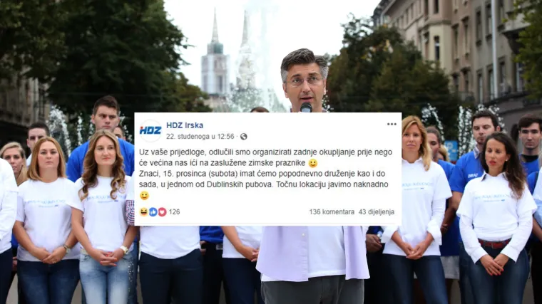 HDZ Irska pozvala na fe&scaron;tu sve Hrvate koji su oti&scaron;li iz zemlje, HDZ se ograđuje