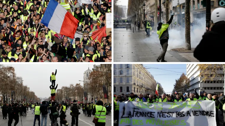 Policija bacila suzavac na 'žute prsluke' pa se obračunala s aktivisticama u toplesu