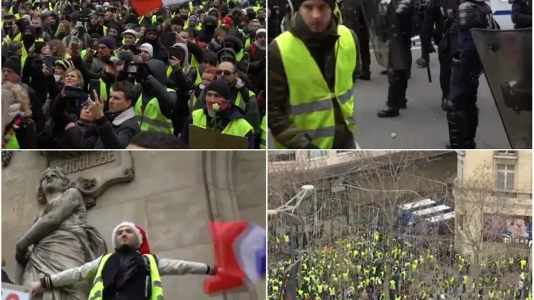 Policija bacila suzavac na skupinu prosvjednika kraj Elizejskih poljana