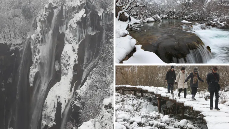 Zimska idila na Plitvicama: Park dnevno posjeti vi&scaron;e od 700 ljudi, a ove ih godine očekuju ih brojne novosti