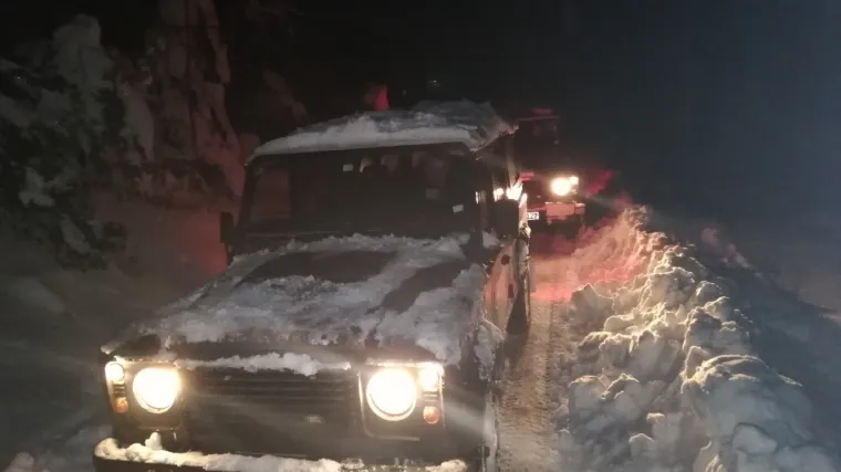 Spa&scaron;eni migranti: 'Zapeli' u snježnoj mećavi na planini