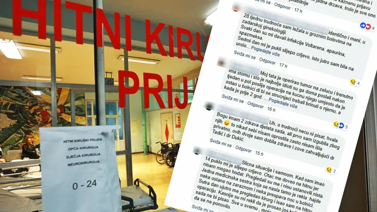 'Dijete povraća i ne može jesti, &scaron;alju nas doma. Odrezali mu 45 cm tankog crijeva. Odumrlo sve'