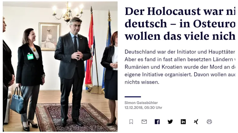 Hrvatska veleposlanica odbrusila &Scaron;vicarcu: 'To je bezobrazna laž i te&scaron;ka uvreda čitavog naroda&rsquo;