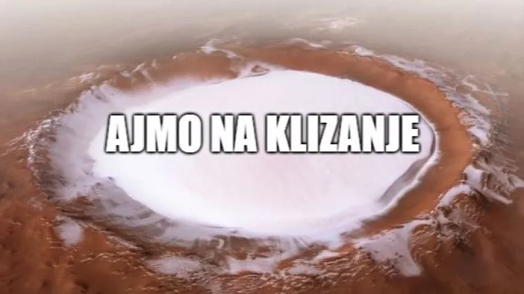 Zimska idila i na Marsu: Predivne fotografije pokazuju kako se i na tom planetu može 'otići na klizanje'