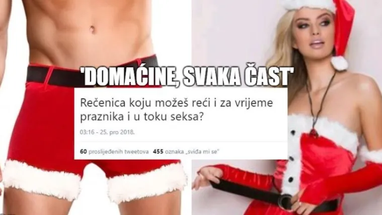 'Obri&scaron;i se oko usta, musava si' nije jedina rečenica koju možete reći i za vrijeme praznika i tijekom seksa