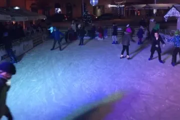 Uživanje na križevačkom klizalištu