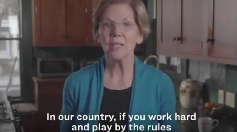 Jednom prilikom ju je nazvao Pocahontas, ali mu se uvreda vratila u glavu kao bumerang