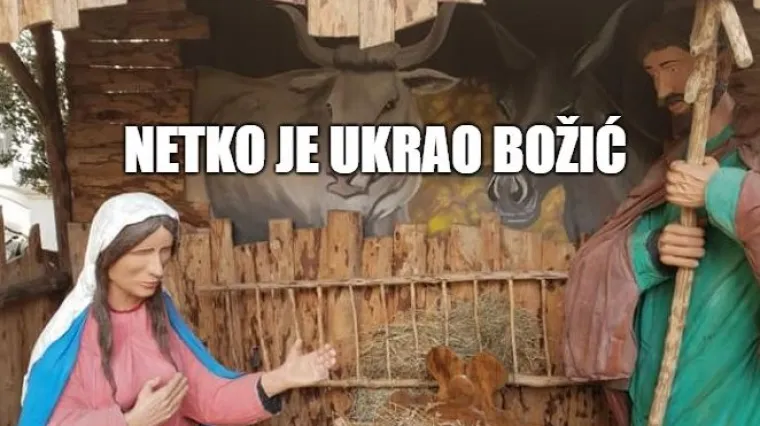 U Rijeci iz jaslica ukraden Isus: 'Želio bih vjerovati da je netko htio posjedovati Boga, ali...'