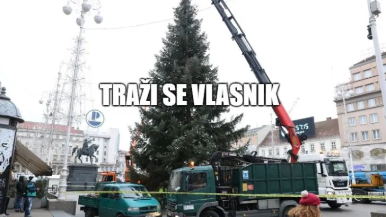Čije je božićno drvce na zagrebačkom trgu? 'Na&scaron; se bor bez pristanka tamo na&scaron;ao, netko će morati odgovarati'