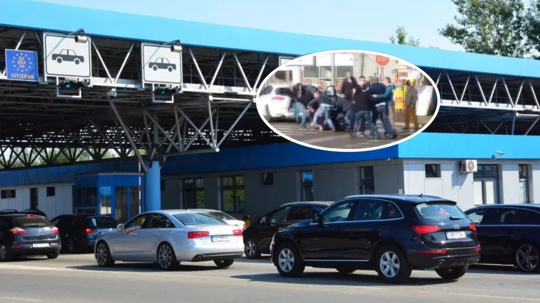 Žena vri&scaron;ti, mu&scaron;karci se mlate: Žestoka tučnjava jer mu se ubacio u red na granici