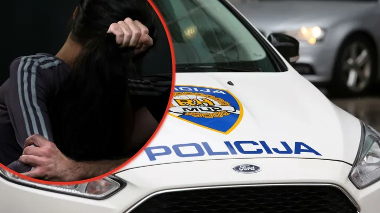 Manijak prijetio djevojci smrću i naganjao ju nožem: Uhitili ga pa glavom razbio vrata na zgradi policije
