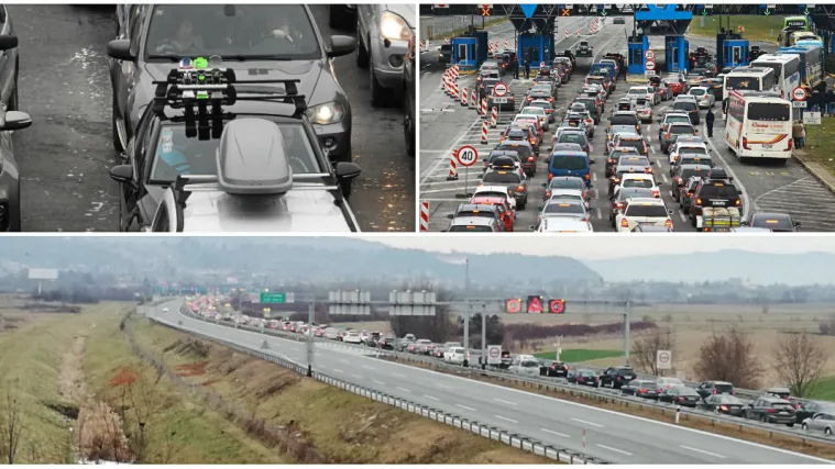 VIDEO Kaos i gužve na granicama: Hrvati masovno pohrlili prema popularnim skijali&scaron;tima