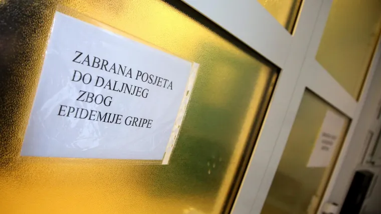 Zbog gripe u Dubrovniku zabranjeni bolnički posjeti, u Zagrebu troje pacijenata na umjetnim plućima