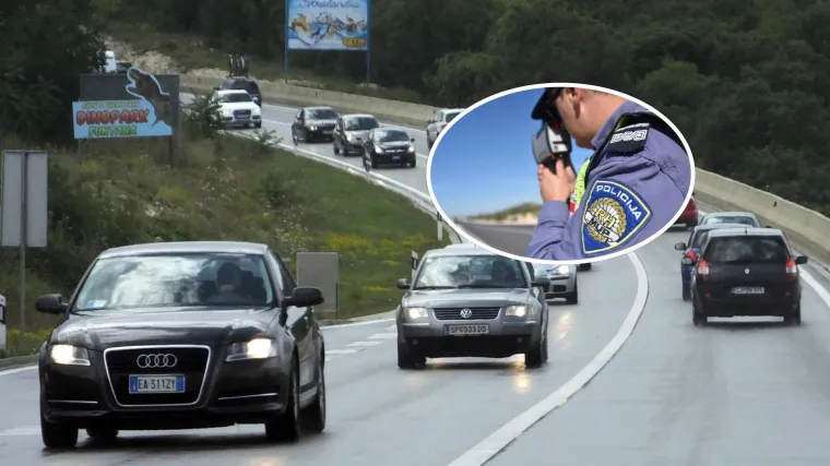 Opasan po okolinu: Pijan BMW-om jurio 100 km/h vi&scaron;e od ograničenja i pretjecao preko pune crte