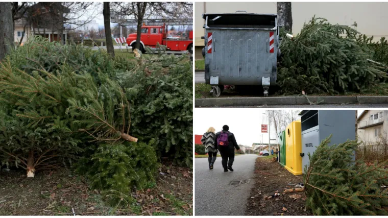 Počeo odvoz jelki, iz Zrinjevca otkrili gdje ih odložiti: 'Ne stavljajte ih na nogostupe...'