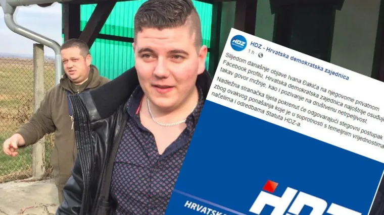 HDZ osudio objavu Đakićevog sina: 'Pokrenut ćemo odgovarajući stegovni postupak'
