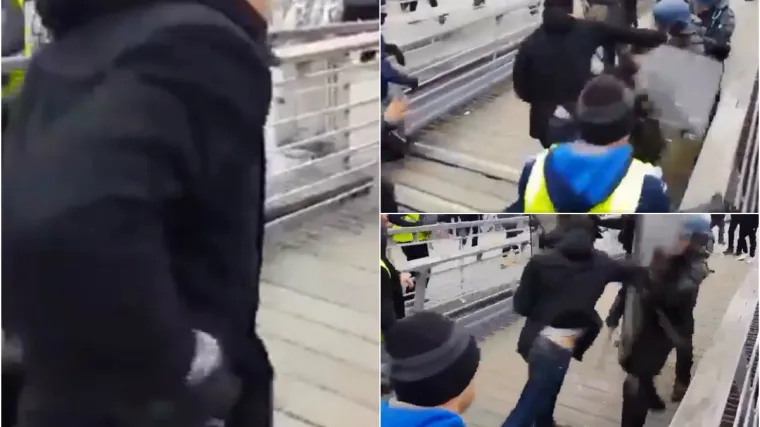 Video snimljen u neredima u Parizu postao hit