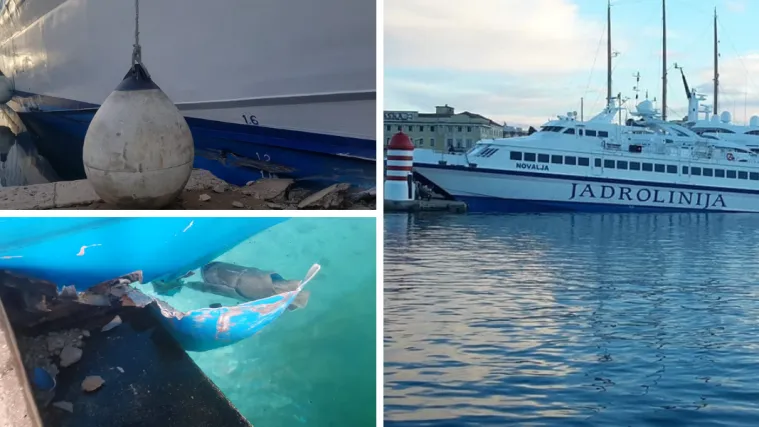 Otkazale mu komande: Katamaran prilikom uplovljavanja udario u lukobran u zadarskoj luci