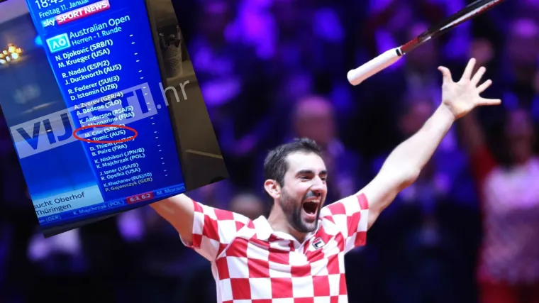Marin Čilić postao Srbin? Pogledajte nevjerojatnu pogre&scaron;ku uglednog sportskog kanala
