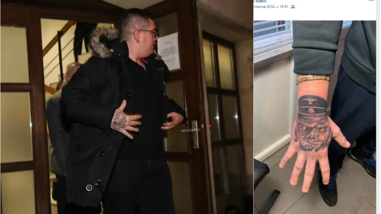 Otkriveno kakvu nacističku tetovažu Ivan Đakić ima na ruci, nije ni čudo da ju je skrivao pred novinarima