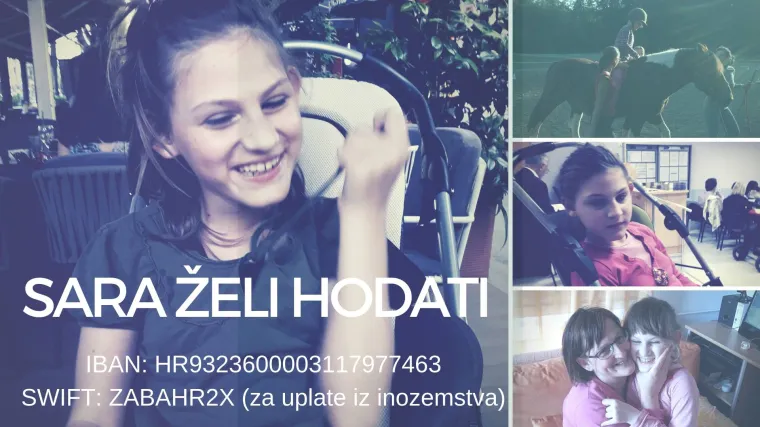 Priključite se humanitarnoj akciji: Evo kako možete pomoći Sari da napravi svoje prve korake