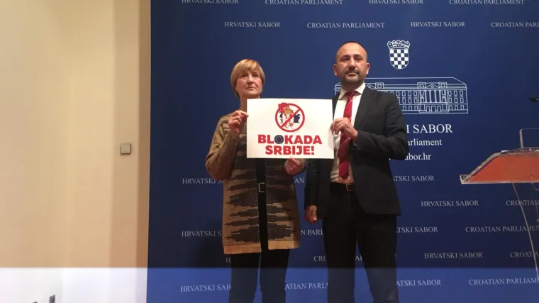 Toma&scaron;ić i Zekanović traže da Hrvatska blokira Srbiju: 'Blokada i nek' se svi problemi počnu rje&scaron;avati'