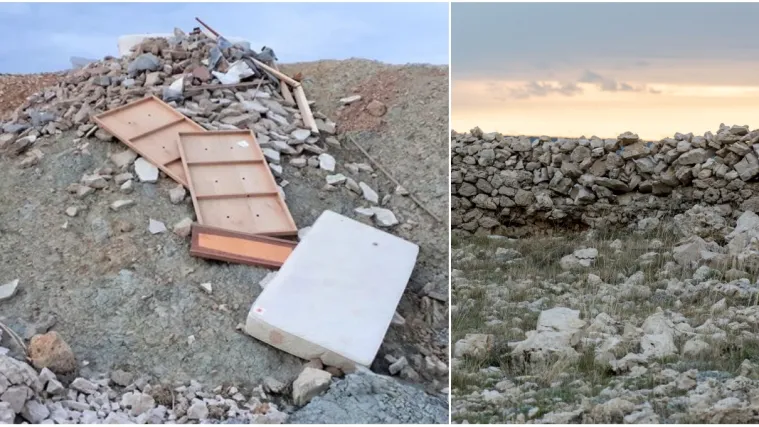 Tužno! Jedno od geološko i paleontološki najljepših dijelova našeg otoka postaje odlagalište smeća