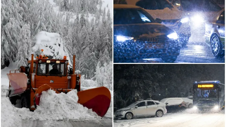 U Gospiću pola metra snijega, zimski uvjeti na većini cesta, neke su i zatvorene; zna se i dokad će trajati ovakvo vrijeme