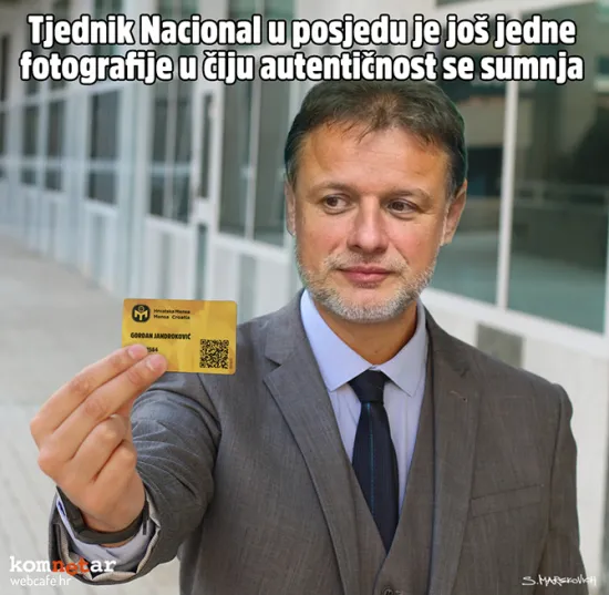 Ne može se potvrditi autentičnost