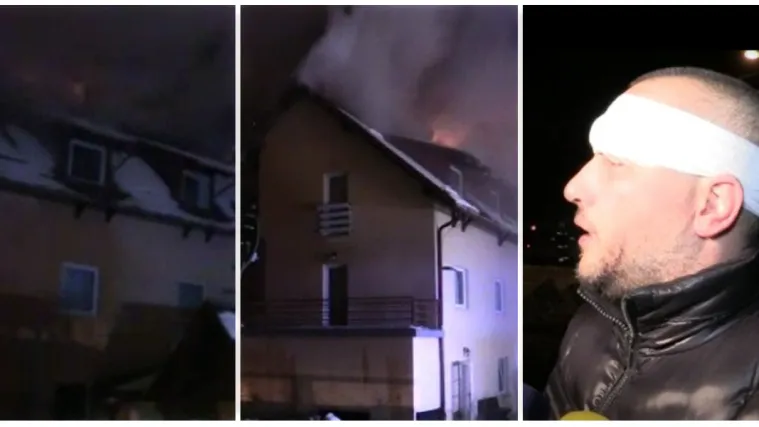 Za dlaku izbjegnuta tragedija: 'Požar je izbio gore, pa se počeo spu&scaron;tati. Gorjela su vrata, sobe, namje&scaron;taj'