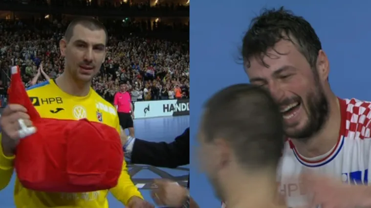 VIDEO &Scaron;ego kao igrač utakmice na poklon dobio crveni jastučić, Duvnjak umro od smijeha