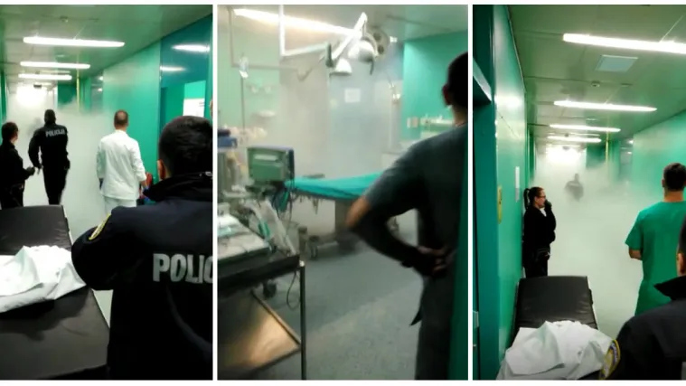 Ekskluzivan video! Incident u bolnici: Vatrogasnim aparatom demolirao ambulantu i napao osoblje