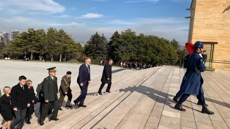 Ministar Božinović stigao u Ankaru: Nakon polaganja vijenca slijedi susret s turskim kolegom