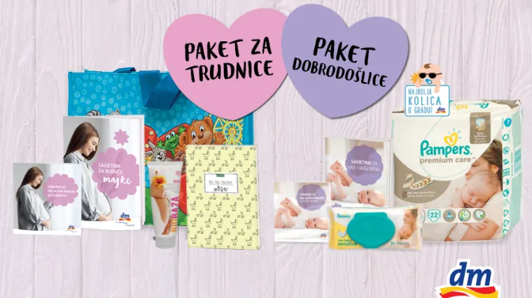 Saznajte koje vas pogodnosti za mamu i bebu čekaju u dm-u!