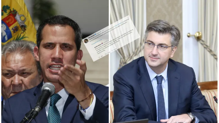 Samoprogla&scaron;eni predsjednik Venezuele Hrvatskoj: 'Zahvalni smo na spa&scaron;avanju demokracije...'